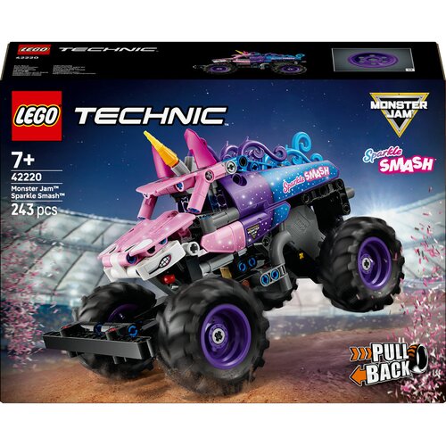 Lego Technic Monster Jam Sparkle Smash Pull Vehicle 42220 Slike
