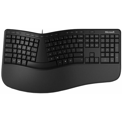 Microsoft žična tastatura ergonomic (crna) LXM-00013 Slike