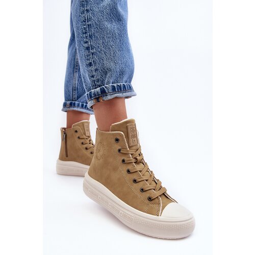 Big Star Women&amp;#039;s Zip-Up Insulated Sneakers Camel Slike