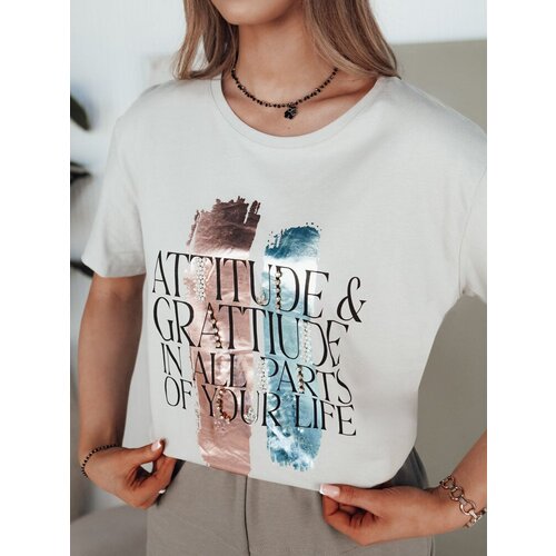 DStreet MISTAL Women's T-Shirt Light Grey Cene
