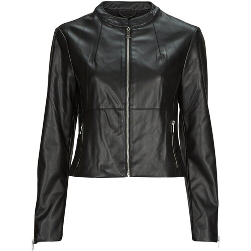 Only ONLVICS FAUX LEATHER JACKET OTW Crna Slike