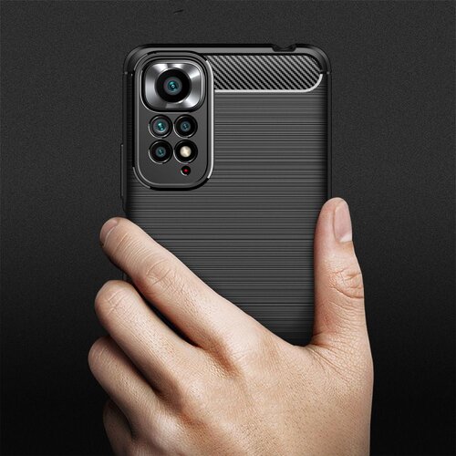 TECH-PROTECT TPUCARBON MASKA ZA XIAOMI REDMI NOTE 11 4G / 11S 4G Slike