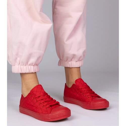 Gemre Red classic quilted sneakers Nessa Cene