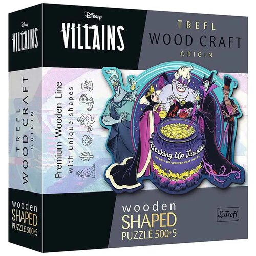 Trefl Wood Craft: Disney Zlikovci 500+5-delni premium leseni sestavljanka - Cene