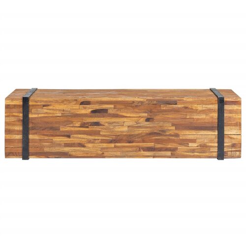  stalak 110 x 30 x 32,5 cm od masivne tikovine Slike