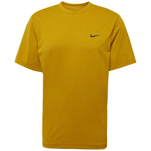 Nike Funkcionalna majica 'HYVERSE' gorčica / črna