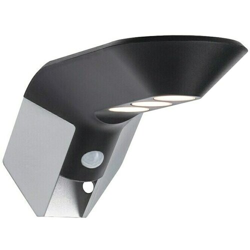  LED solarna stenska svetilka Paulmann Soley (1,2 W, 10,4 x 10 x 24 cm, s senzorjem, antracitna) Slike