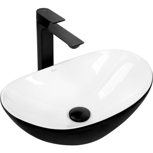 Rea Nadgradni umivaonik Royal Mini Black White Cijene