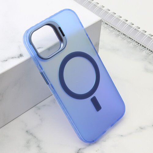 Maska shine magsafe za iphone 15/ plava Slike