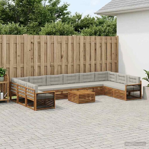 Setovi sofa 11 kom. Čvrsto drvo akacije Cijene