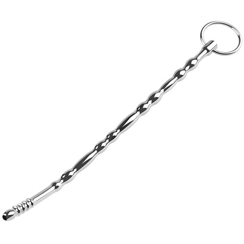 SuperLove Stainless Steel Beaded &amp;amp; Curved Urethral Dilator Trainer Slike