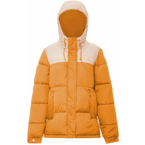 FUMO Zimska jakna kremna / temno oranžna