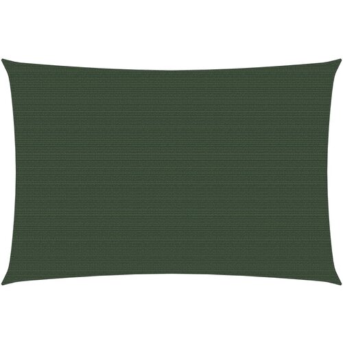 The Living Store Senčno jadro 160 g/m² temno zeleno 5x6 m HDPE - Senčno Jadro, (21456608) Cene