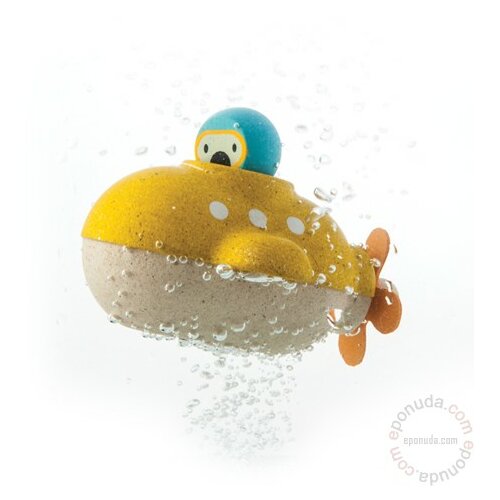 Plan Toys drvena igračka za vodu - PODMORNICA Slike