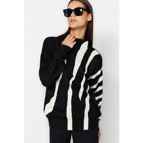 Trendyol Sweater - Black - Regular fit Slike