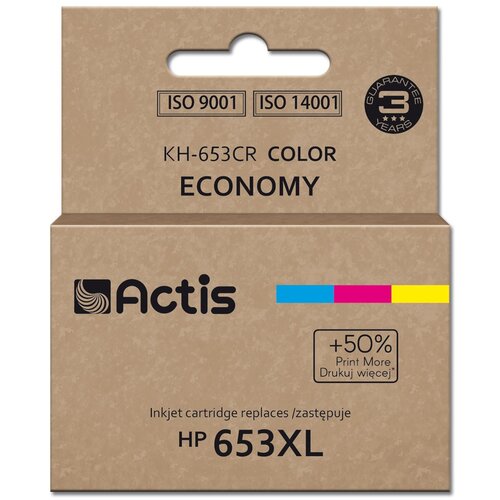 Actis KH-653CR Ink (replaces HP 653XL 3YM74AE; Premium; 18ml; 300 pages; color) Cijene