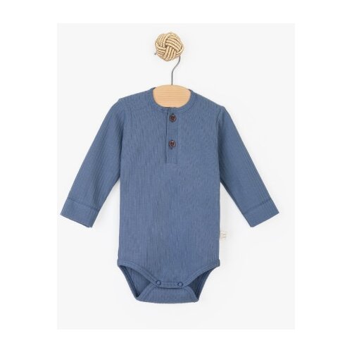 Just kiddin baby bodi s dugim rukavima buttons blue Cijene