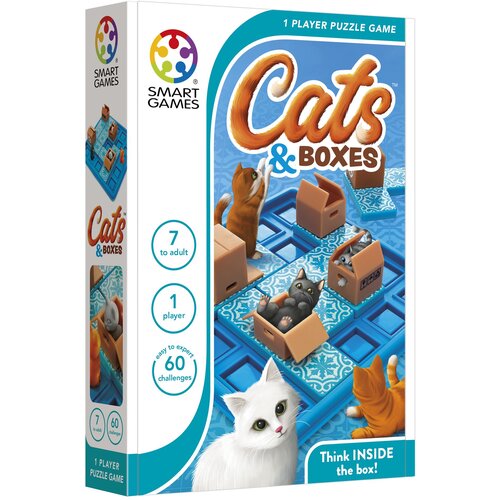 Smartgames miselna igra cats &amp;amp; boxes Slike