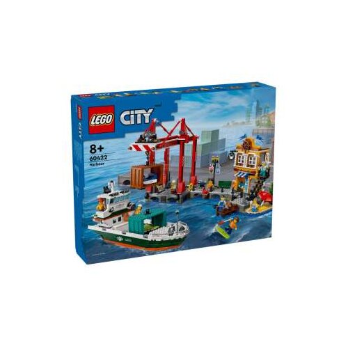 Lego CITY SEASIDE HARBOR WITH CARGO SHIP Slike