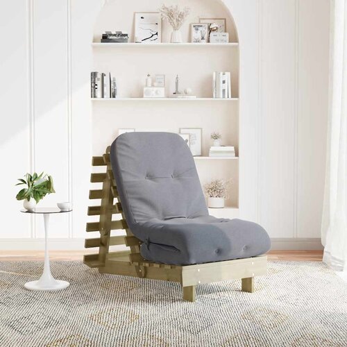  Futon na razvlačenje s madracem 60 x 206 x 11 cm od borovine Cene