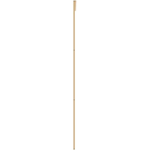  Klizna vrata zlatna 76x205 cm prozirno staklo ESG i aluminij Slike