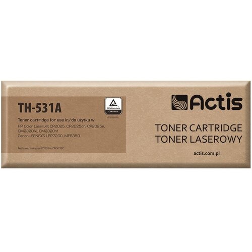 Actis TH-531A toner (replacement for HP 304A CC531A, Canon CRG-718C; Standard; 3000 pages; cyan) Cijene