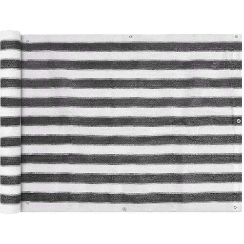  Balkonska Zaštita HDPE 90x600 cm Antracit i Bijela Boja Cijene