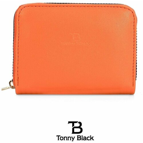 Tonny Black Original Women's Card Holder, Coin Compartment and Zippered Comfort Model Stylish Mini Wallet with Card Holder Orange. Cene