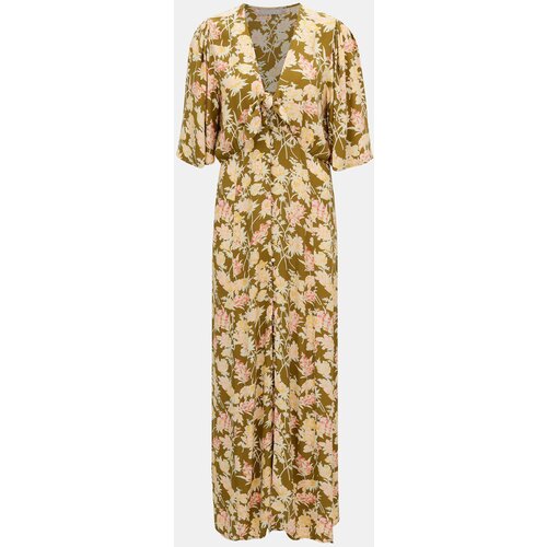 Pieces Khaki Floral Maxi Dress Polly - Women&amp;#039;s Slike