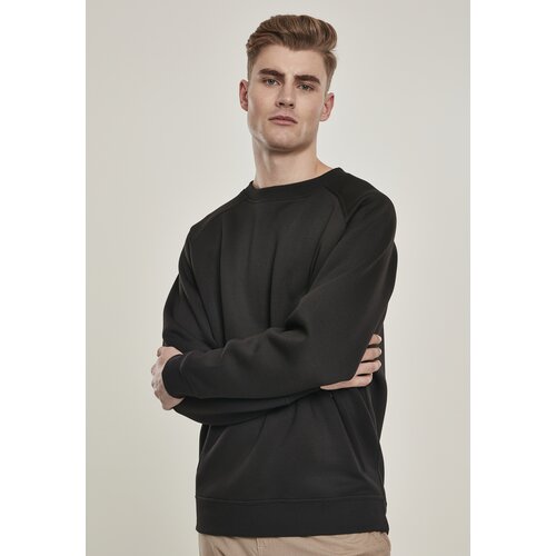 Urban Classics Raglan Zip Pocket Crew Black Slike