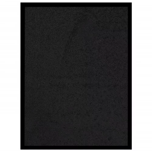 vidaXL Predpražnik črn 40x60 cm