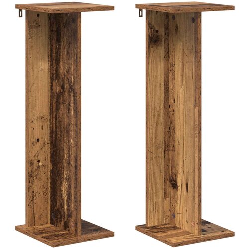  Stalak za biljke 2 pcs Staro drvo 25 x 25,5 x 80,5 cm Slike