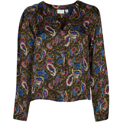 Vila VISURINA V-NECK L/S TOP/ Multicolour Cijene