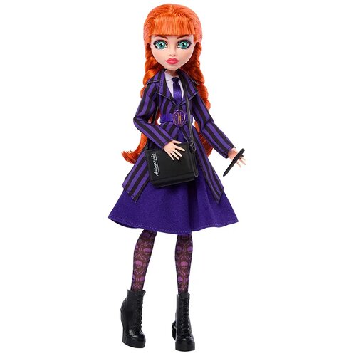 Mattel Kolekcionarska lutka Agnes DeMille z vijolično uniformo, (5000511712) Slike
