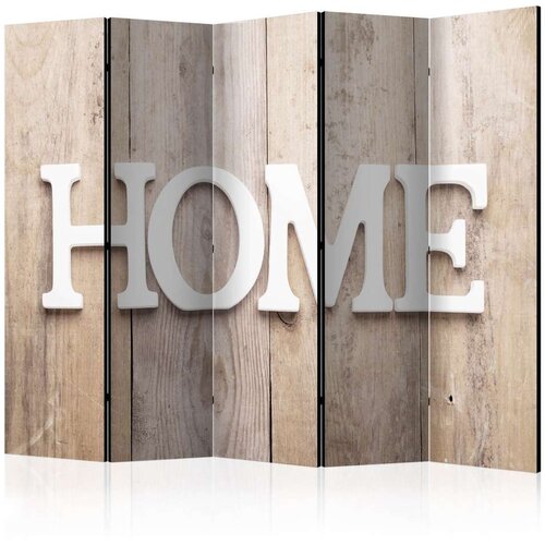  Paravan u 5 dijelova - Room divider – Home on wooden boards 225x172 Cijene
