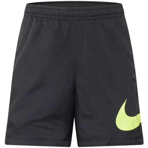 Nike Sportswear Hlače kivi zelena / crna
