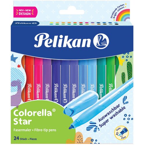  ŠKOLSKI 24BOJE COLORELLA STAR PELIKAN 822312 BLISTER Cene
