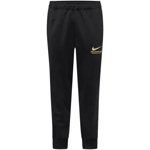 Nike Sportswear Hlače svijetložuta / crna