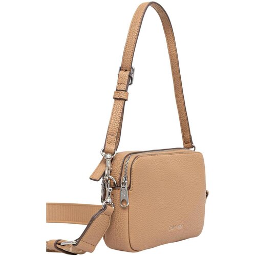 Calvin Klein Jeans Torbe WEBBING 2X STRAP CAMERA BAG LV04F3656G Bež Slike