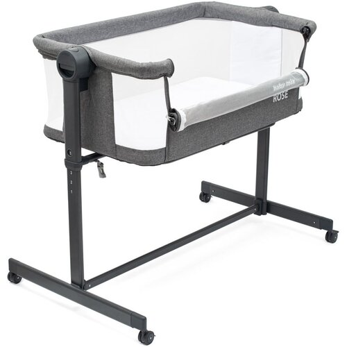 Baby Mix Rose bedside kolijevka grey Slike