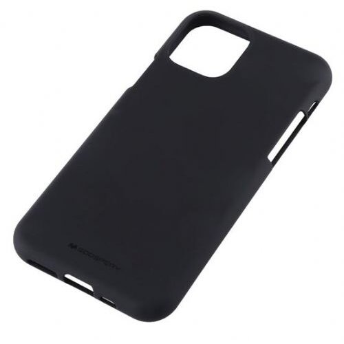 Goospery soft feeling silikonski ovitek za iPhone 12 Pro Max - črn Slike
