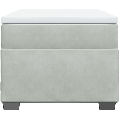 Box spring krevet s madracem svjetlosivi 100x200 cm bar&amp;scaron;unasti Slike