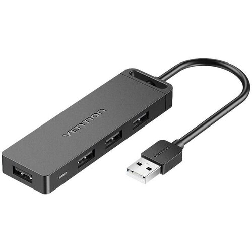 Vention USB 2.0 4-Port Hub with Power Adapter 1m Black Cijene