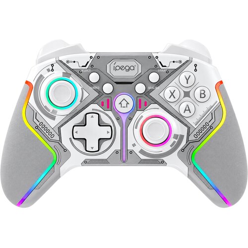 Ipega brezžični Bluetooth igralni plo&scaron;ček z RGB osvetlitvijo bele barve za PC & PS4 & PS3 & Switch & mobilne telefone Cene