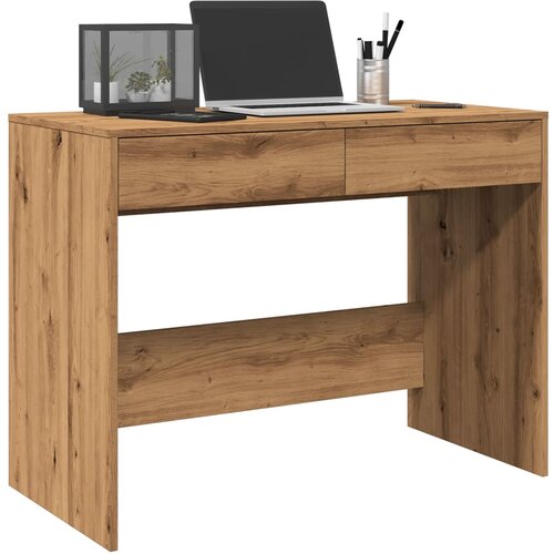 vidaXL Radni stol boja hrasta artisan 101x50x76,5 cm konstruirano drvo Cijene
