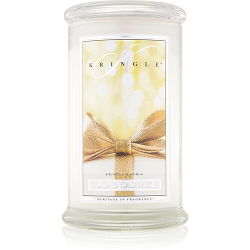 Kringle Candle Gold &amp;amp; Cashmere di&amp;scaron;eča sveča 624 g Slike