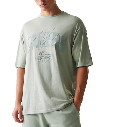 New Era Los Angeles Lakers Pastel Green Oversized majica Cene
