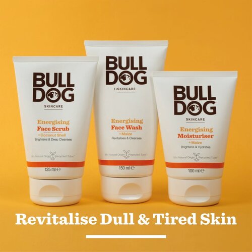 Bull Dog Energising Face Scrub osvežilni piling za obraz za mo&amp;scaron;ke 125 ml Slike