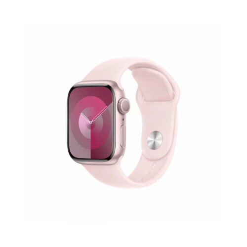 Apple watch S9 gps 41mm pink with light pink sport band - s/m Cene