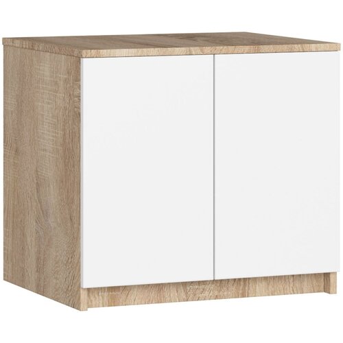 AKORD Star Nadgradna Omarica Za Garderobno Omaro, 2 Vrata, Hrast Sonoma/Bela, (5000331662) Cene